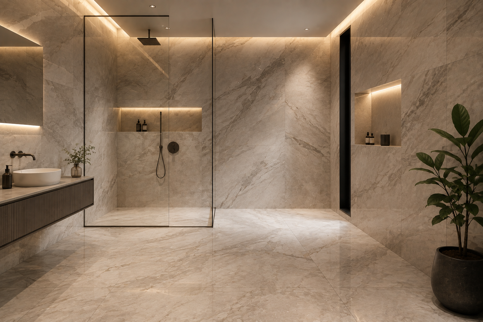 Elegant bathroom interior
