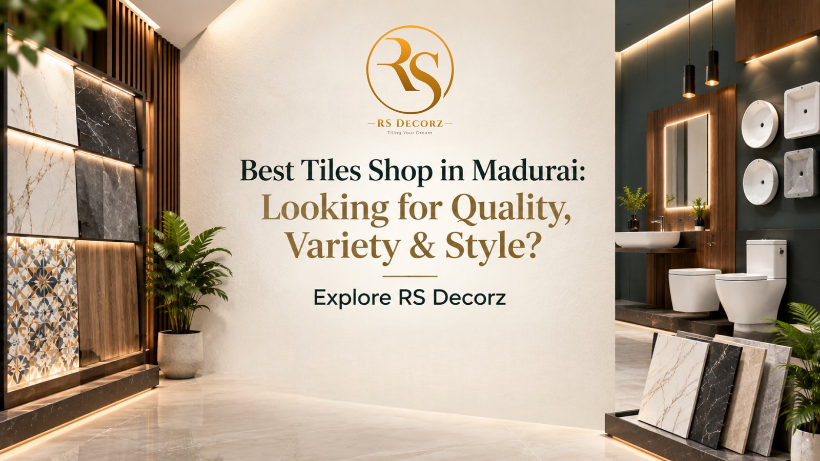 Best Tiles Shop in Madurai: Looking for Quality, Variety & Style? Explore RS Decorz